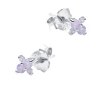 Lovely Little Flower Silver Stud Earring STS-6202